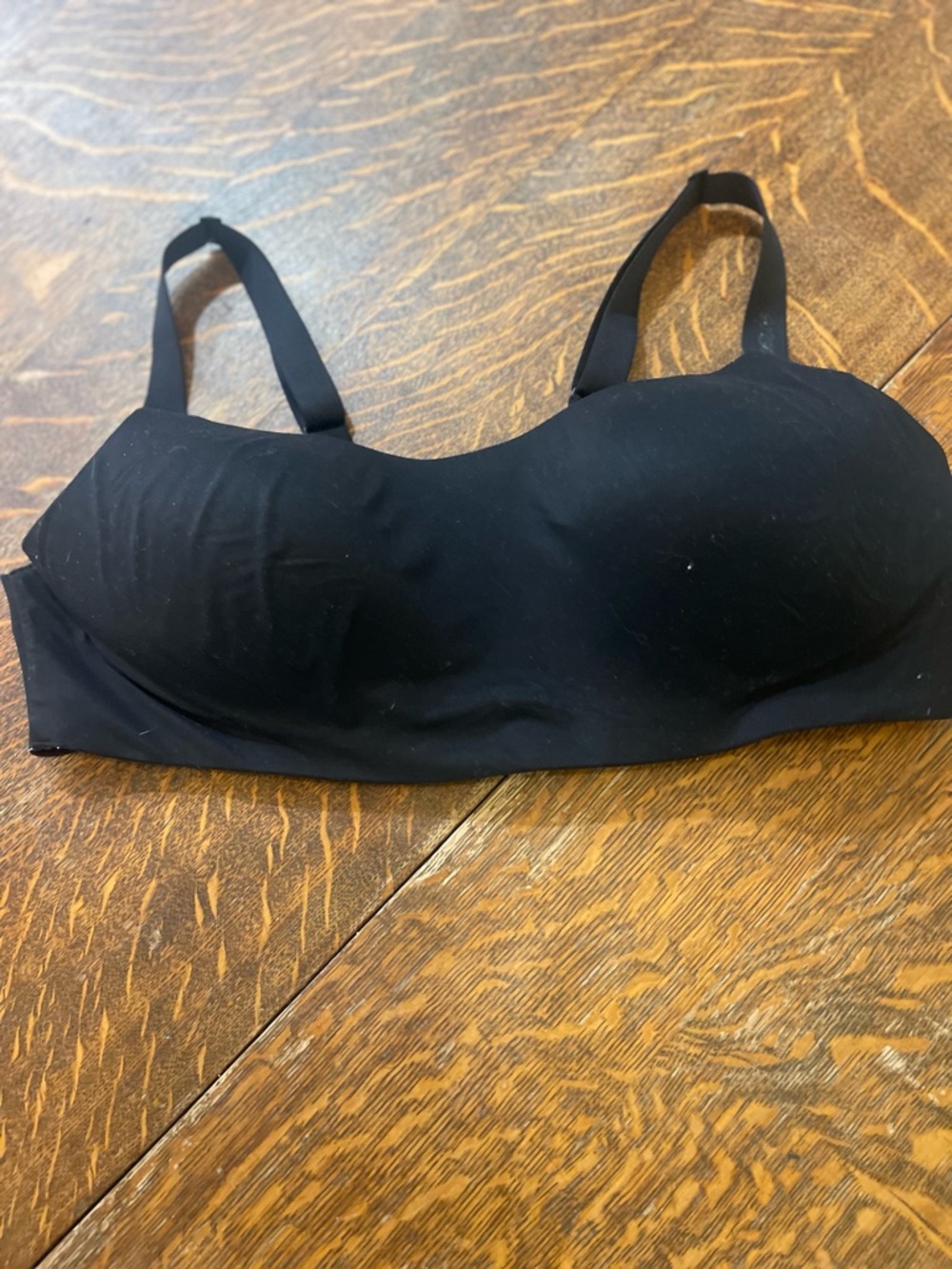 Smoothez by aerie Everyday Seamless Black T-Shirt Bra - Women Intimates